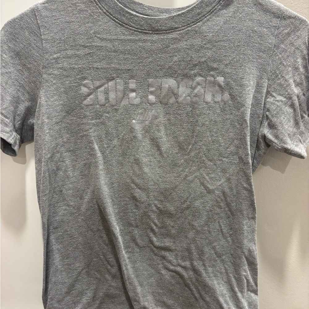 Nike Gray Kids Short Sleeve Tee